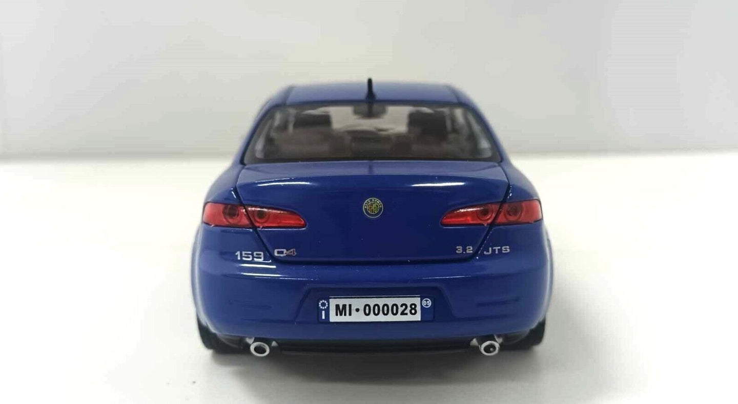 Alfa Romeo 159 Q4 3.2 JTS Motorama 1:24 Blu Usato Rara Very Rare GM Shop