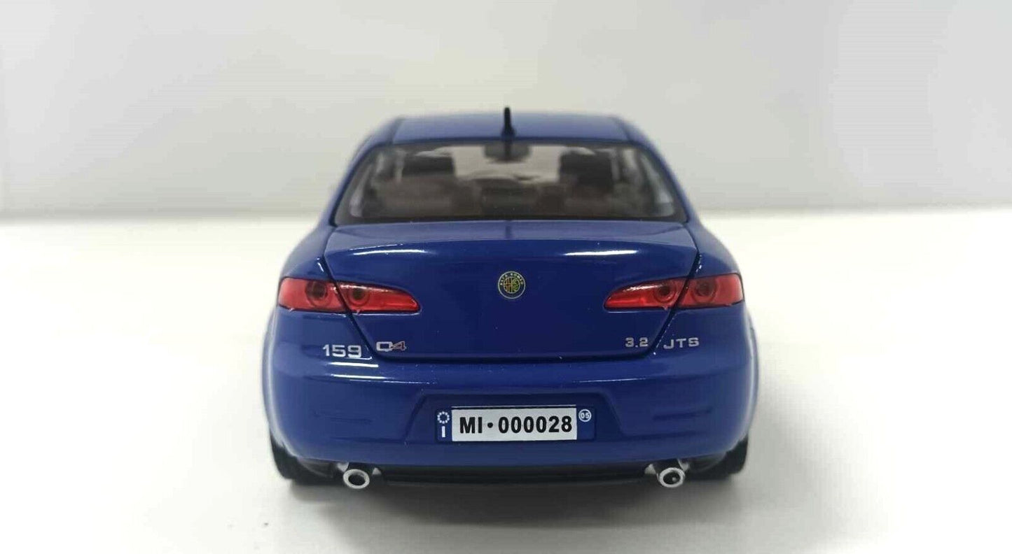 Alfa Romeo 159 Q4 3.2 JTS Motorama 1:24 Blu Usato Rara Very Rare GM Shop