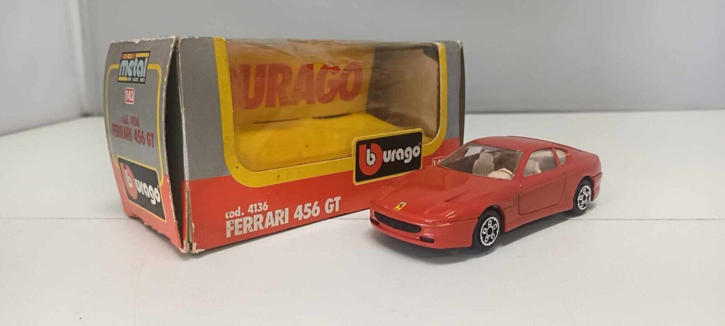 Ferrari 456 GT Rosso Burago Vintage 1:43 cod. 4136 Usato + Box