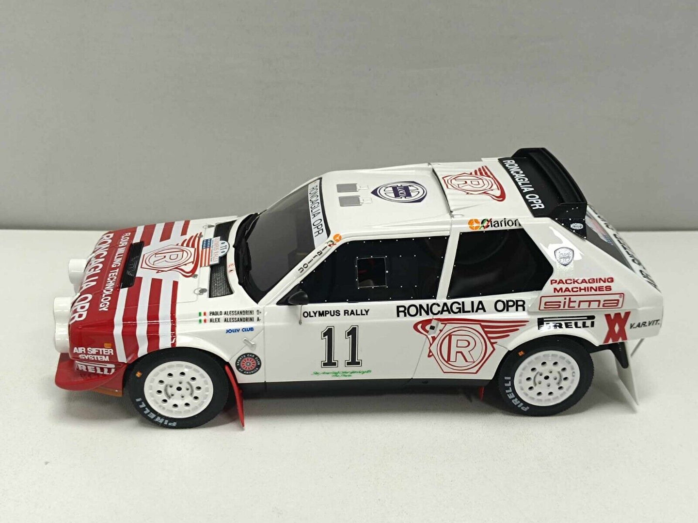 Lancia Delta S4 GR.B Olympus Rally 1986 - Ottomobile 1:18 Nuovo Limited