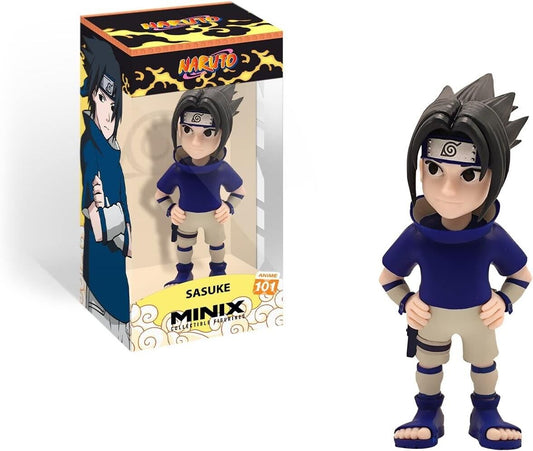 Naruto Sasuke Figure Anime Statuetta Minix Figurine 12cm Nuovo