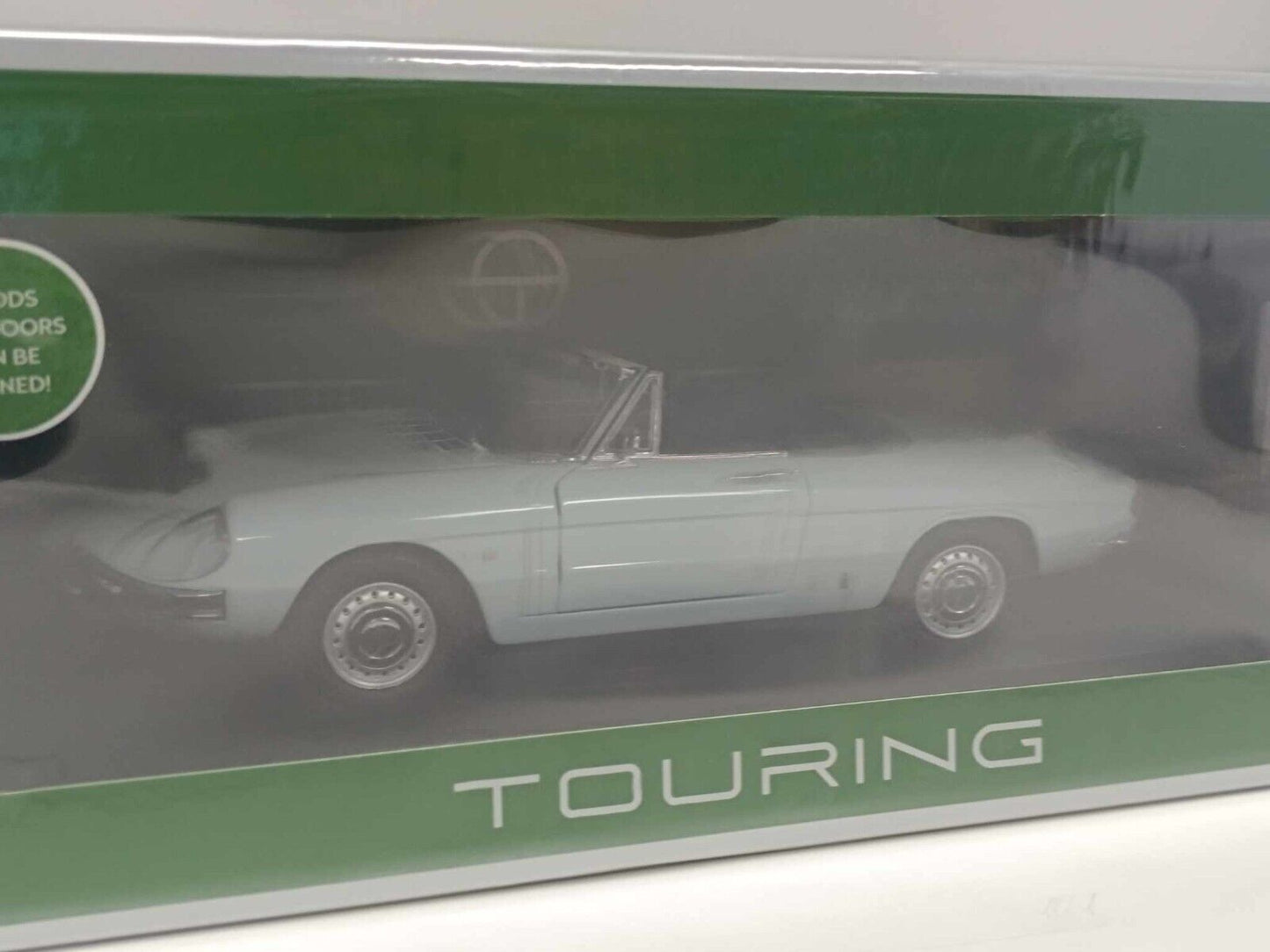 Alfa Romeo Duetto Spider 1600 - 1966 Blu Celeste - Touring Modelcars 1:18 Nuovo