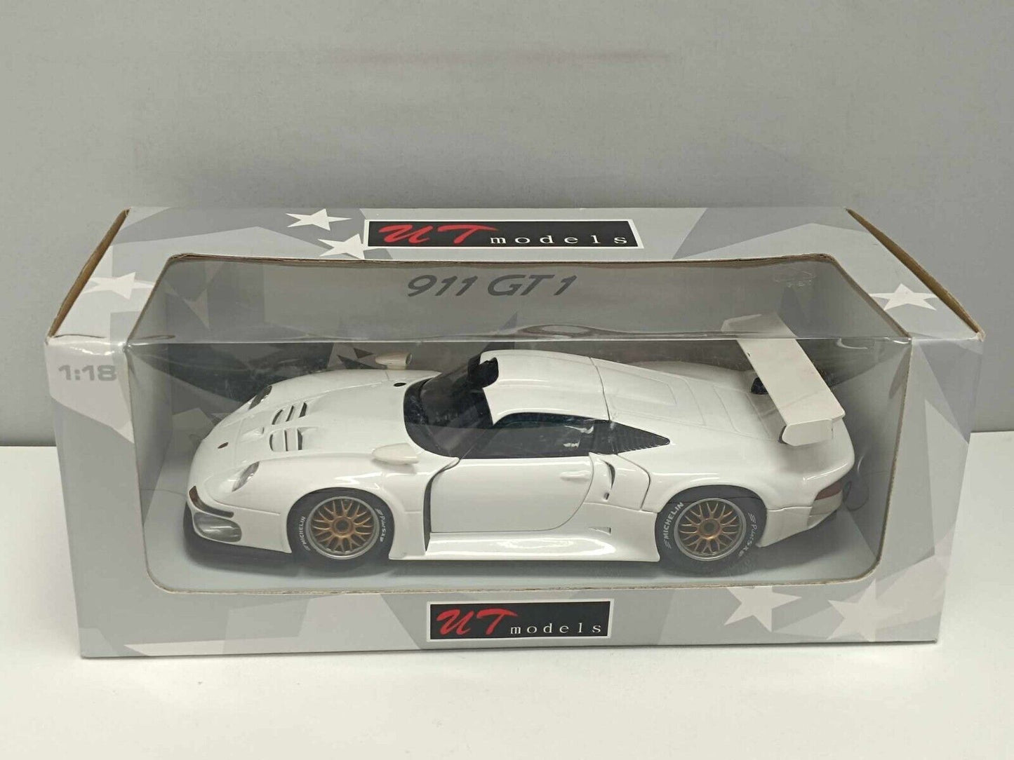 Porsche 911 GT1 White 1996 - UT Models 1:18
