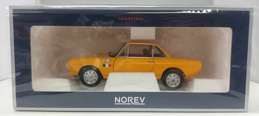 Lancia Fulvia 1600 HF 1971 Orange Giallo Sabbia Norev 1:18 Limited Edition Nuovo