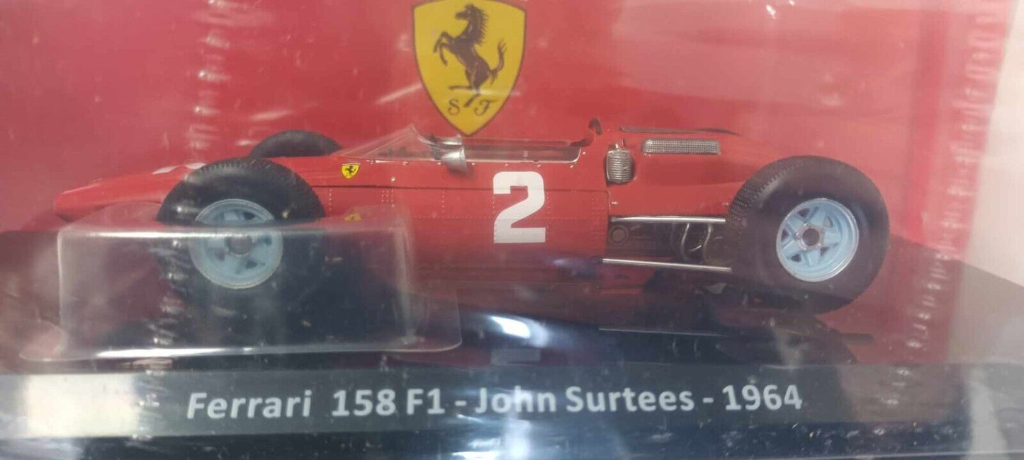 Ferrari 158 F1 #2 John Surtees 1964 1:24 Edicola Le Grandi Ferrari + Fascicolo