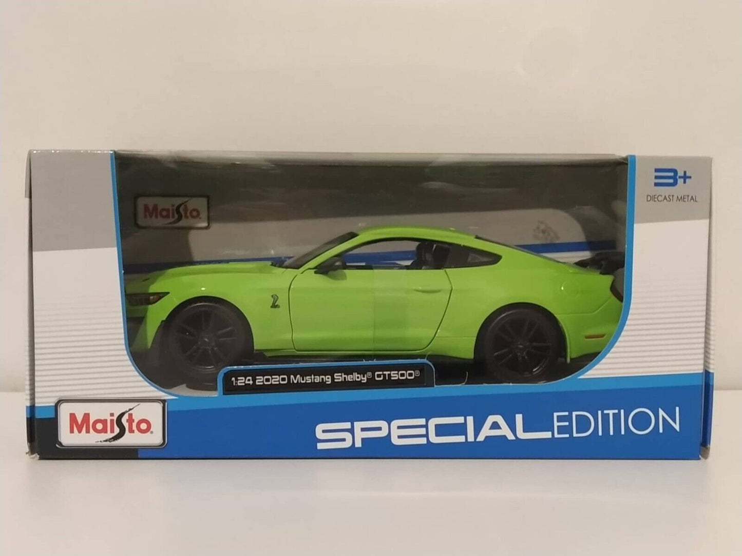 Maisto Special Edition Ford Mustang Shelby GT 500 1:24 Verde Modellino Auto