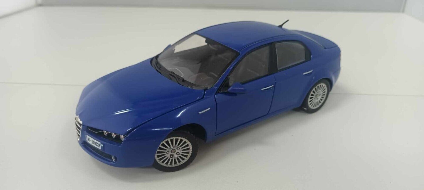 Alfa Romeo 159 Q4 3.2 JTS Motorama 1:24 Blu Usato Rara Very Rare GM Shop