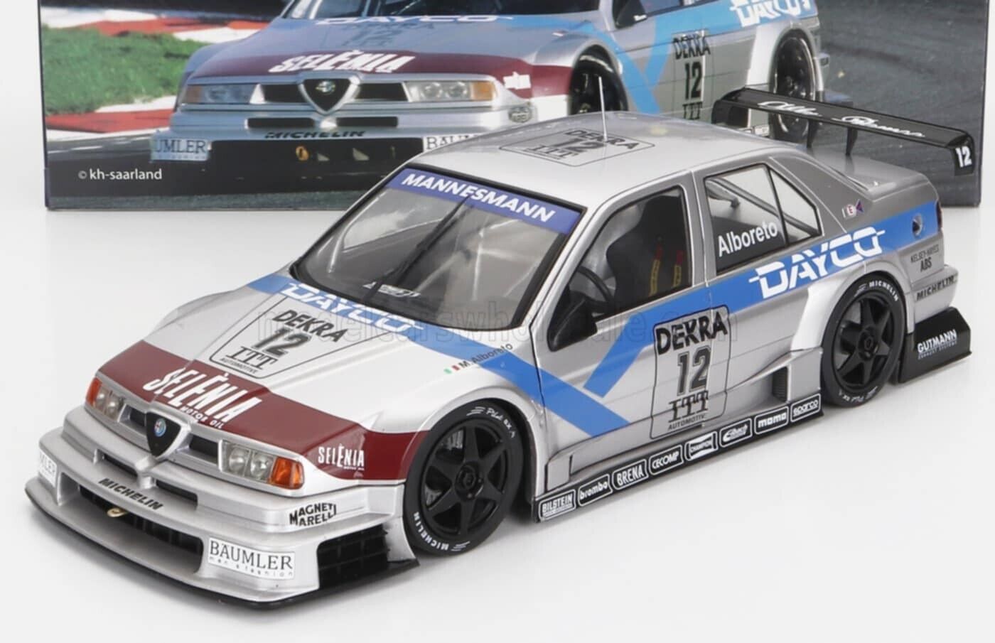 Alfa Romeo 155 V6 TI DTM 1995 Dayco #12 Michele Alboreto Werk83 1:18 Nuovo