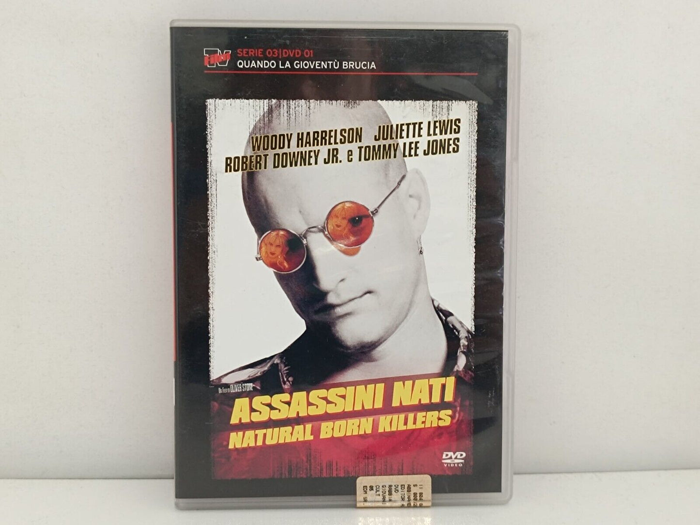 Assassini Nati Film DVD Usato Italiano Natural Born Killers Robert Downey Jr.