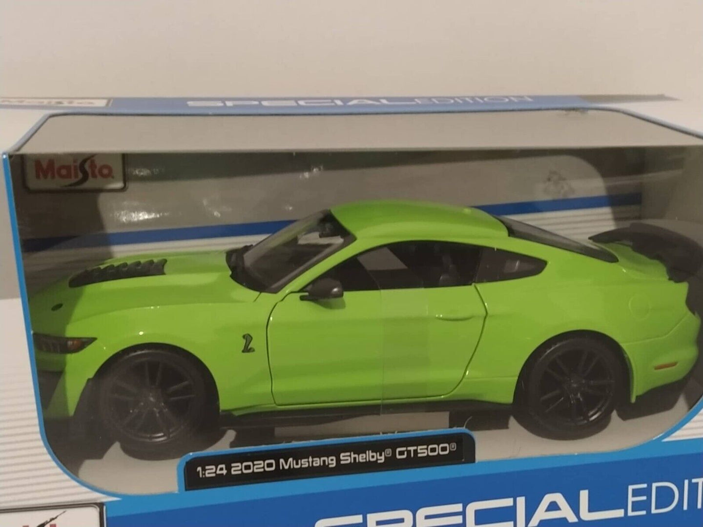 Maisto Special Edition Ford Mustang Shelby GT 500 1:24 Verde Modellino Auto