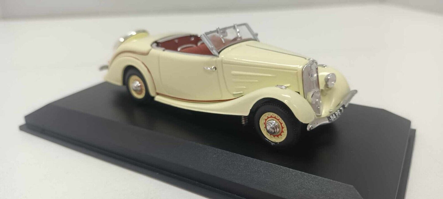 Peugeot 401 Eclipse Cabriolet 1935 Norev 1:43 Cream Crema Usato + Teca