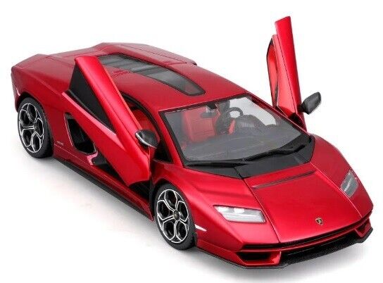 Lamborghini Countach LPI 800-4 Rosso Red Burago Bburago 1:24 Nuovo 1/24