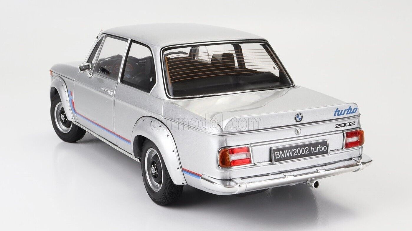 BMW 2002 Turbo 1974 Silver Kyosho 1:18 Nuovo 08544S 1/18