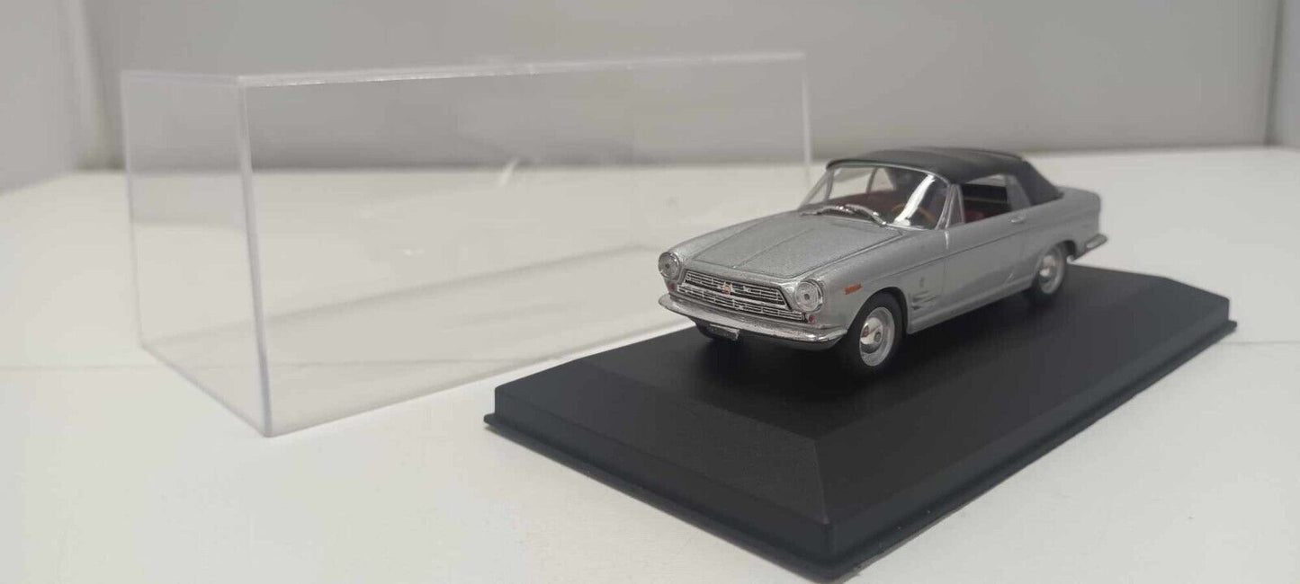 Fiat 2300 S Cabriolet Starline Models 1:43 Silver Usato + Teca + Basetta