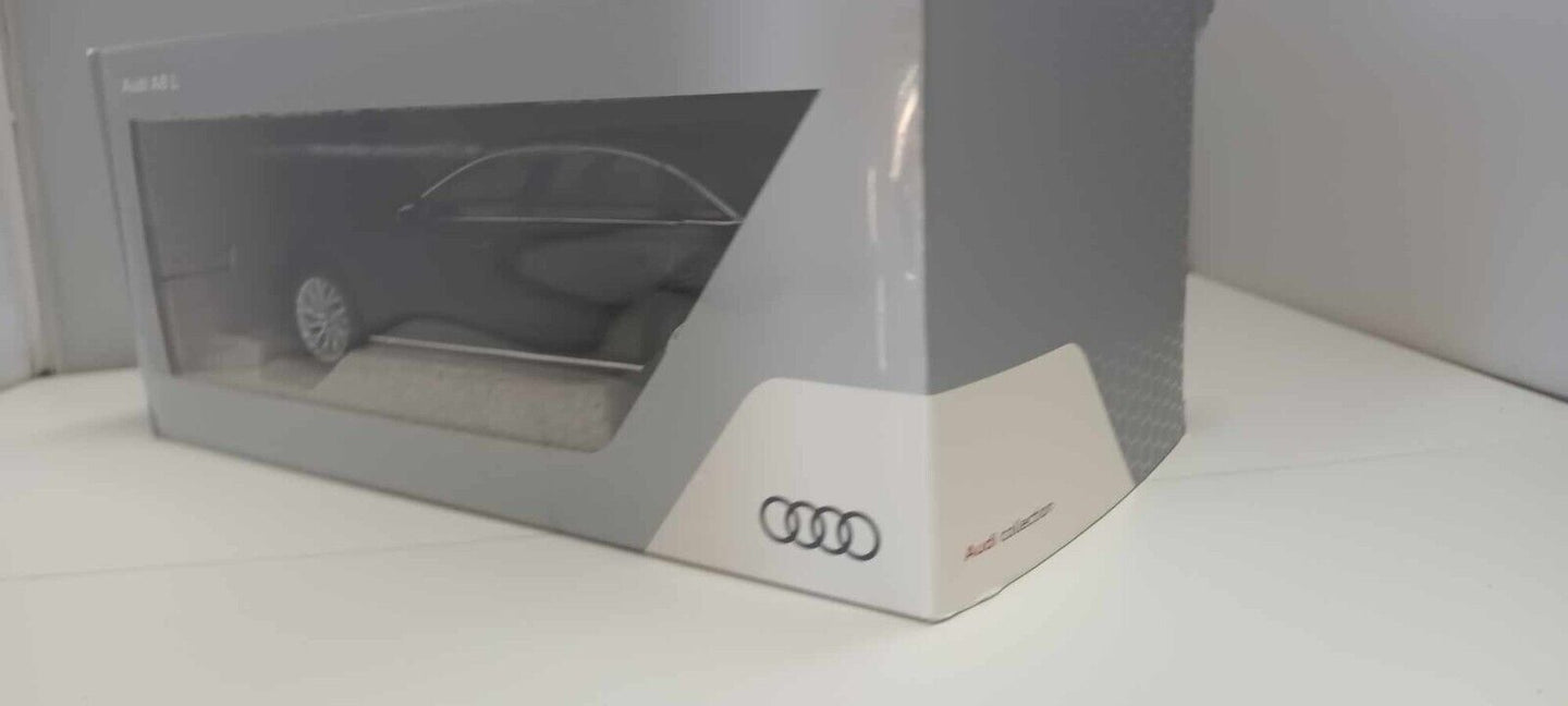 Audi A8 L Mythosschwartz Myth Black Norev 1:18 Audi Collection Usato + Box