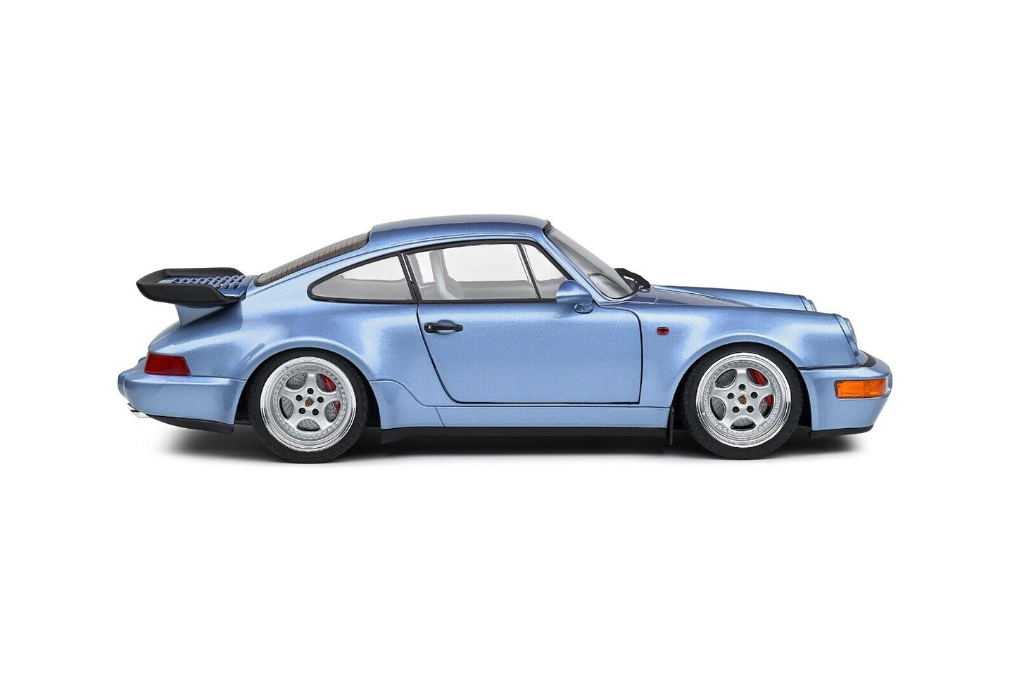 Porsche 911 - 964 Turbo 1990 Blu Horizon Blue Metallizzato Solido 1:18 Nuovo