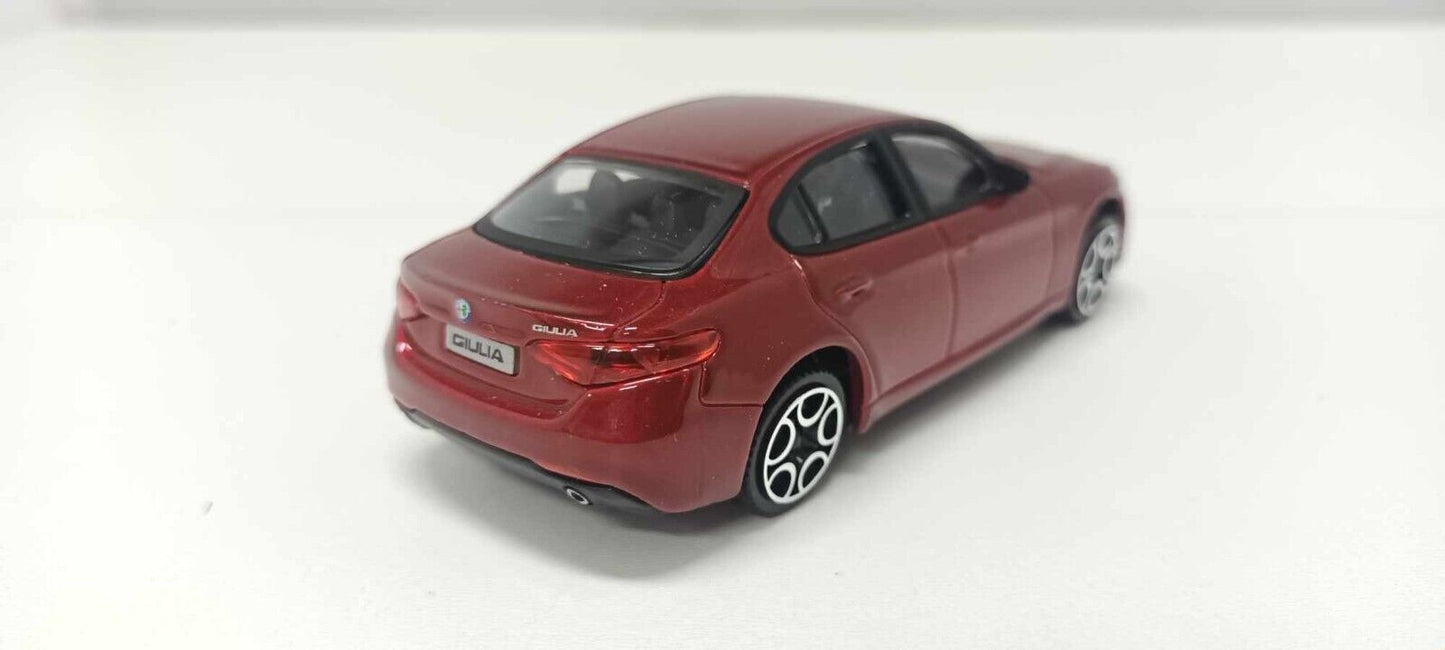 Alfa Romeo Giulia Burago Street Fire 1:43 Rosso Usato + Box GM Shop