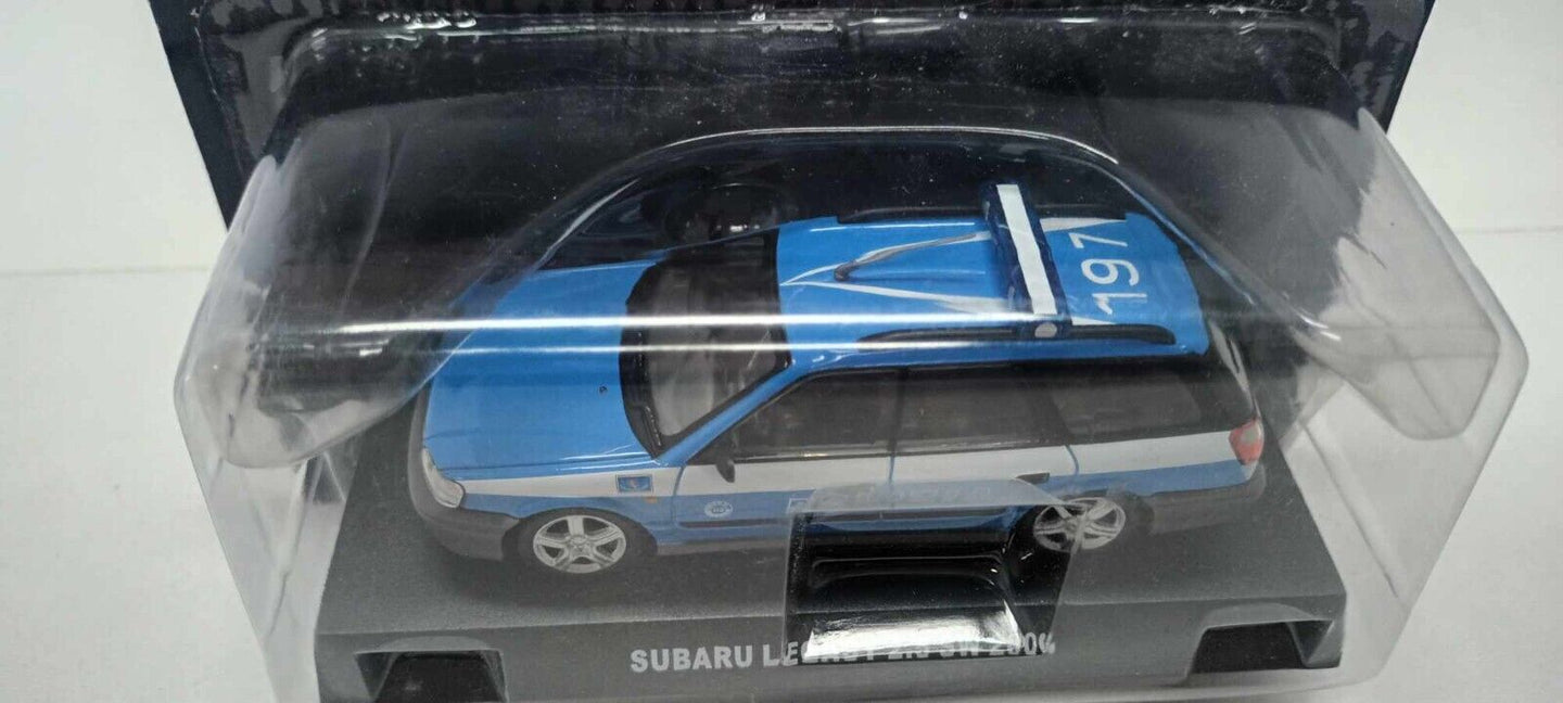 Subaru Legacy 2.5 SW 2000 Polizia Italiana Edicola Deagostini 1:43 Usato Blister