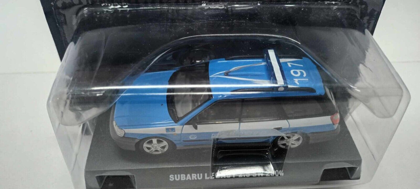 Subaru Legacy 2.5 SW 2000 Polizia Italiana Edicola Deagostini 1:43 Usato Blister
