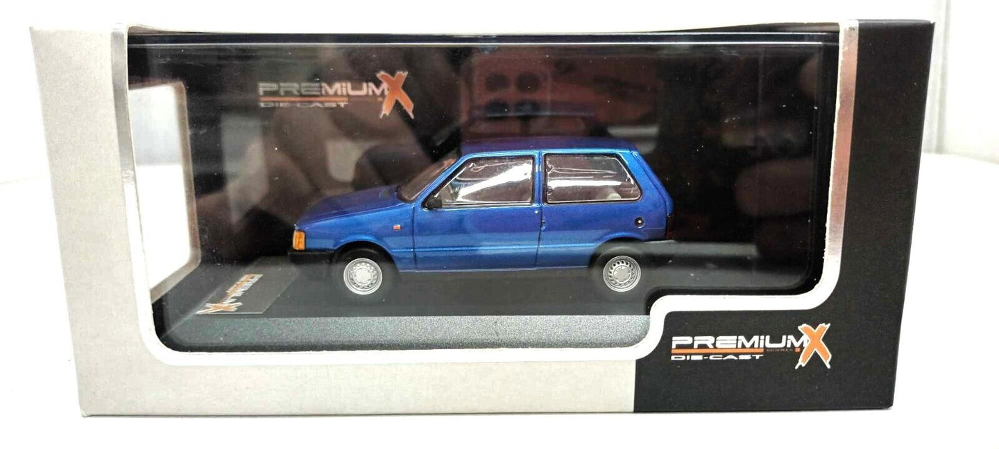 Fiat Uno 1983 PremiumX Models 1:43 Blue Metallic Blu Metallizzato Nuovo