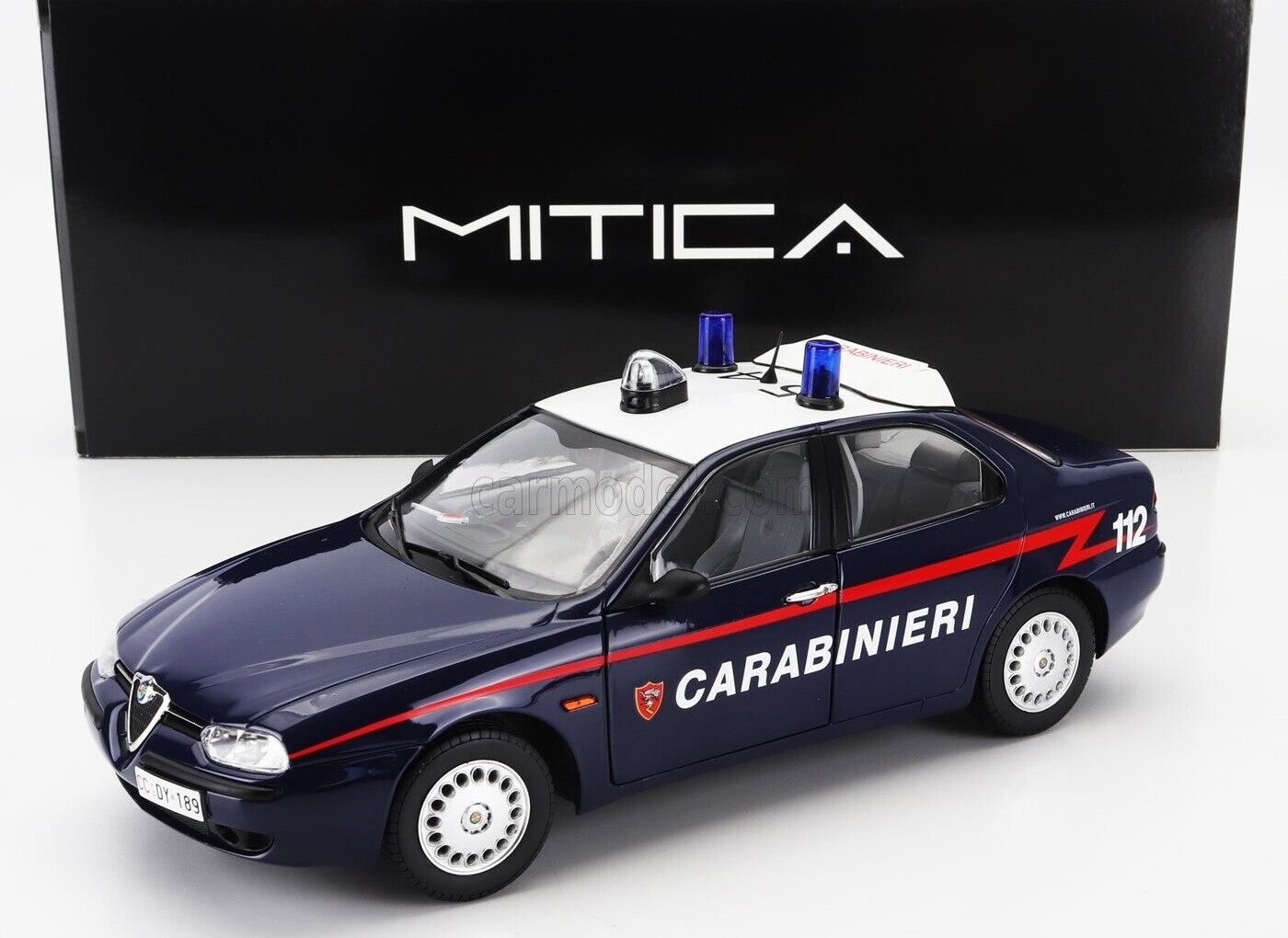 Alfa Romeo 156 2.0 Twin Spark Carabinieri Police 1997 Mitica 1:18 Nuovo 1/18