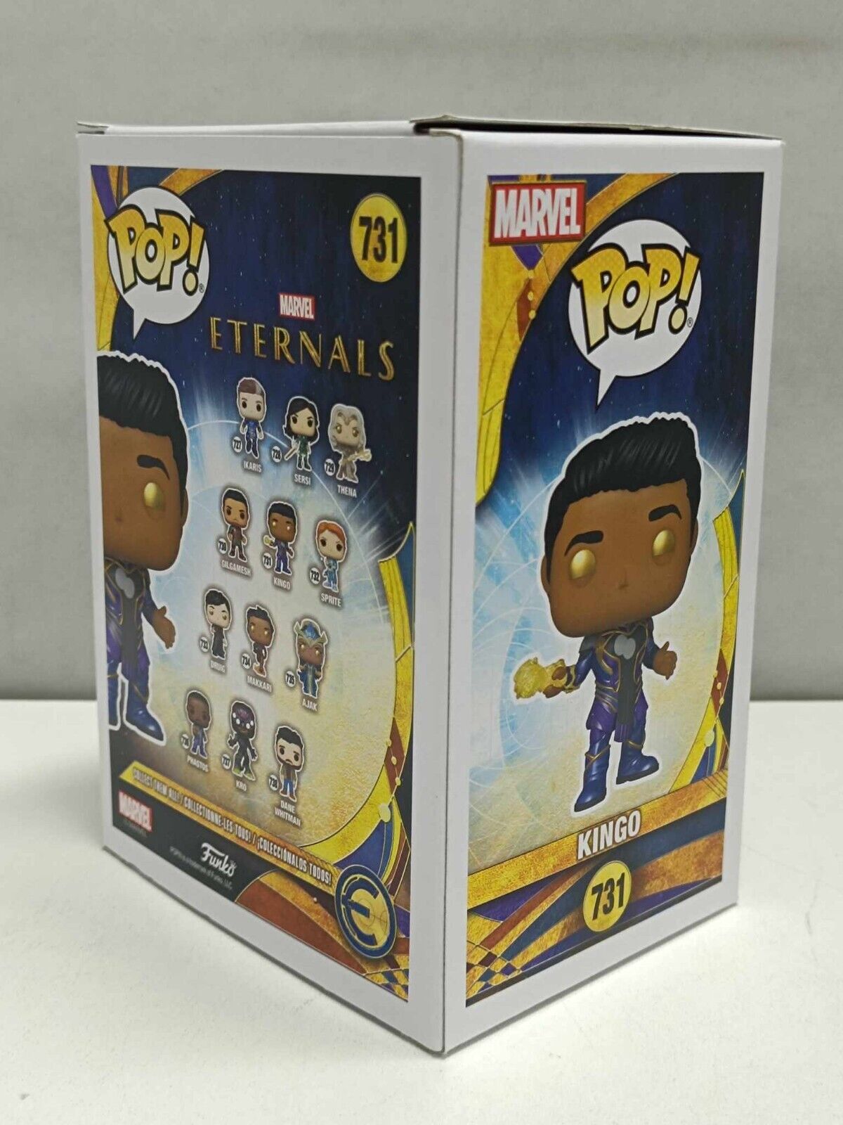 Funko Pop Kingo Sunen Marvel Eternals #731 Nuovo