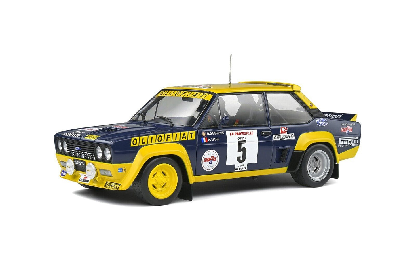 Fiat 131 Abarth TDC 77 Darniche #5 Olio Fiat Solido 1:18 Nuovo 1/18