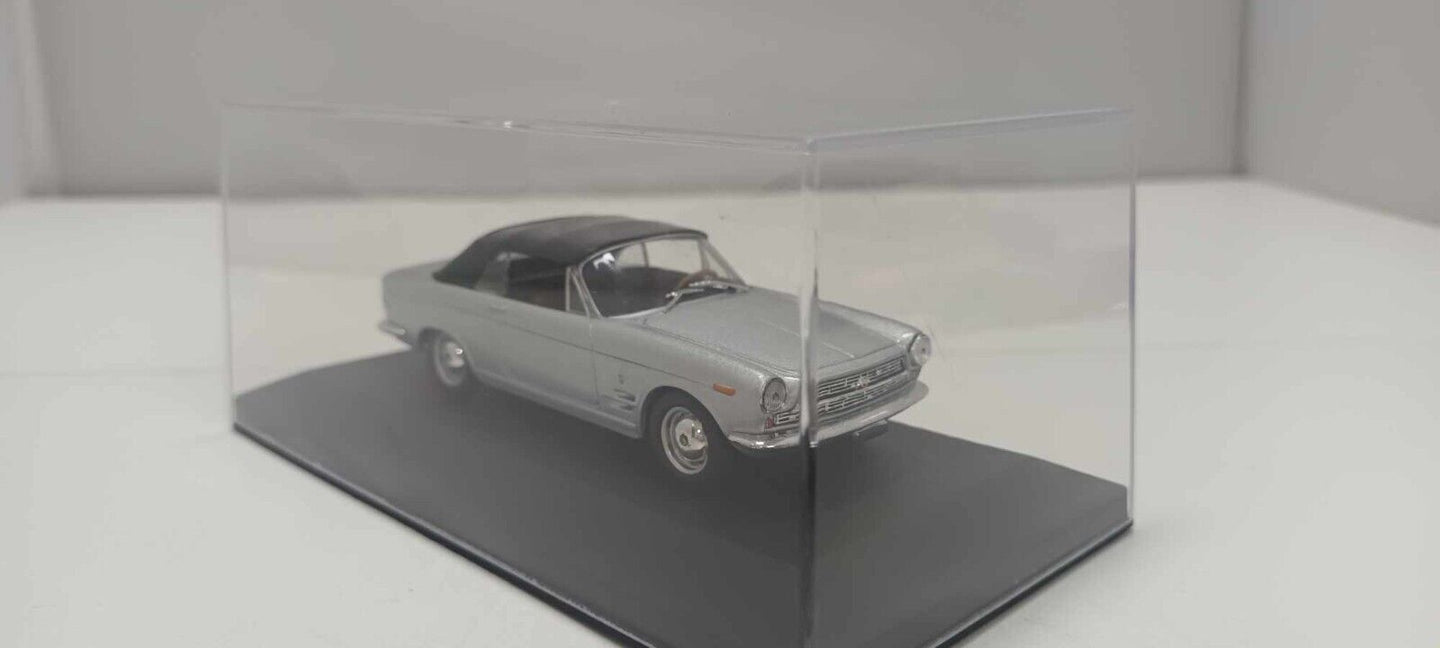 Fiat 2300 S Cabriolet Starline Models 1:43 Silver Usato + Teca + Basetta