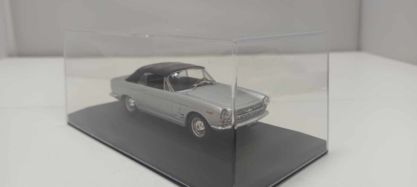 Fiat 2300 S Cabriolet Starline Models 1:43 Silver Usato + Teca + Basetta