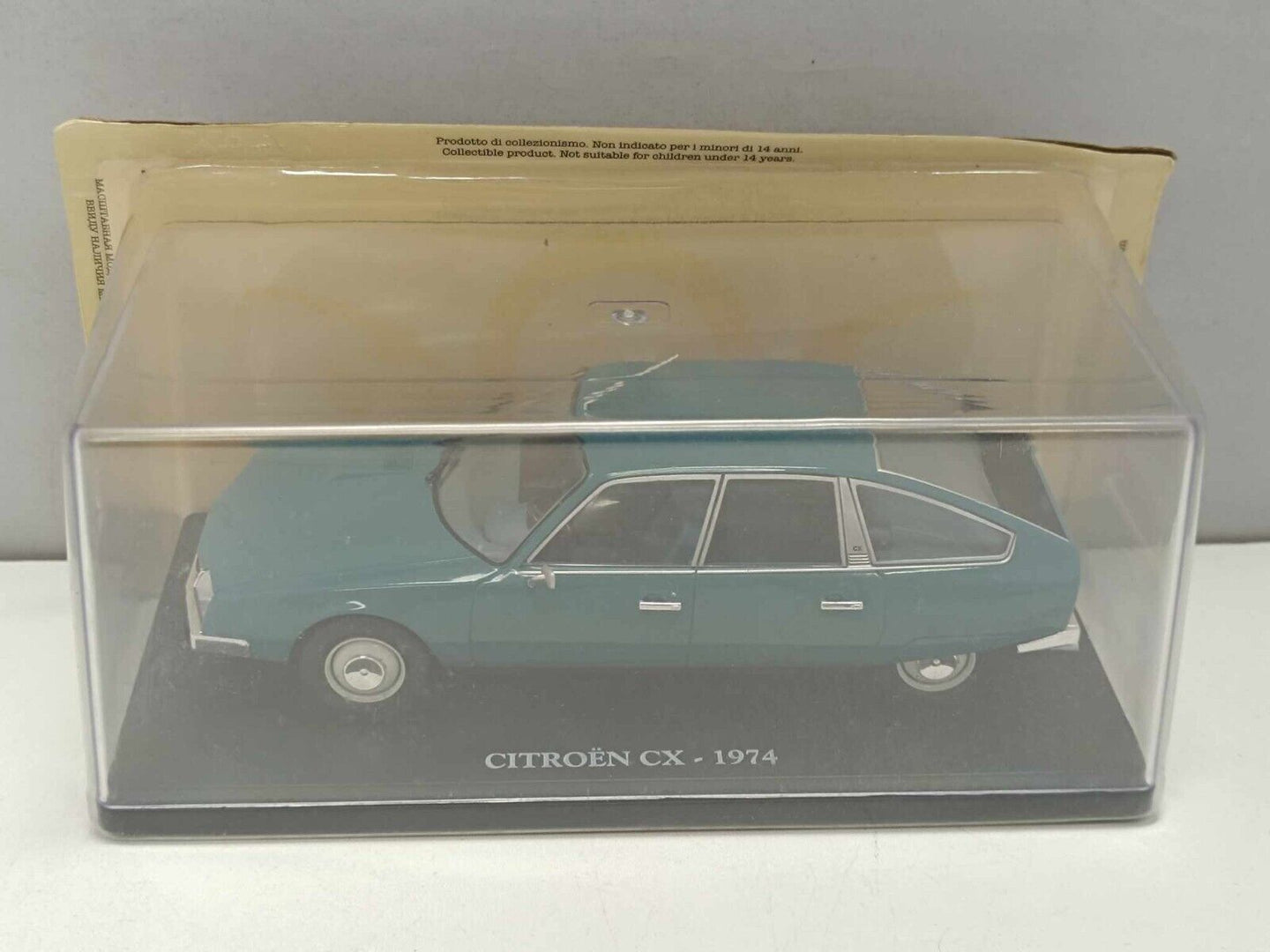 Citroen CX 1974 Blu Blue Edicola Auto Vinntage #29 - 1:24 Nuovo + Fascicolo