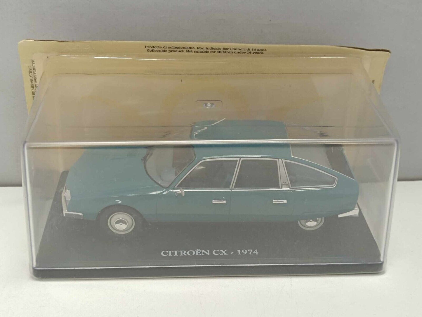 Citroen CX 1974 Blu Blue Edicola Auto Vinntage #29 - 1:24 Nuovo + Fascicolo