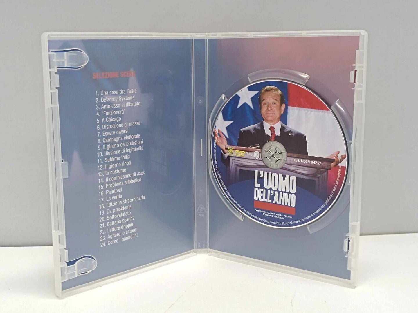 L'uomo Dell'anno FIlm DVD Italiano Usato Ita Robin Williams