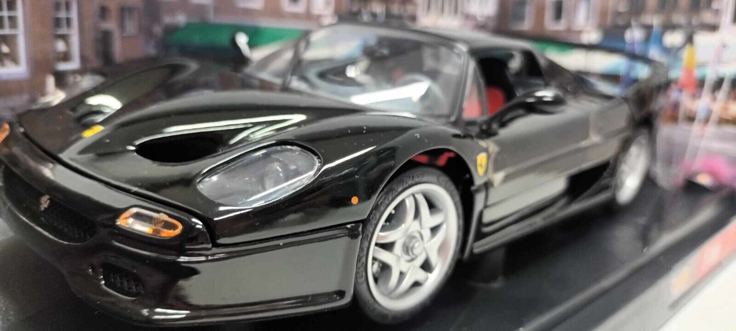 Ferrari F50 F 50 - 1995 Hard Top Nero Black Hot Wheels 1:18 Usato + Box 1/18