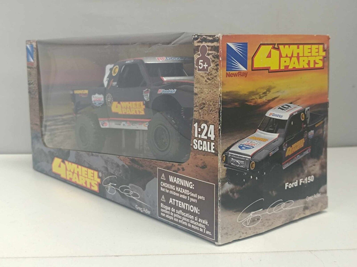 Ford F150 4 Wheel Parts Ford off road Greg Adler - New Ray 1:24 Nuovo Rare