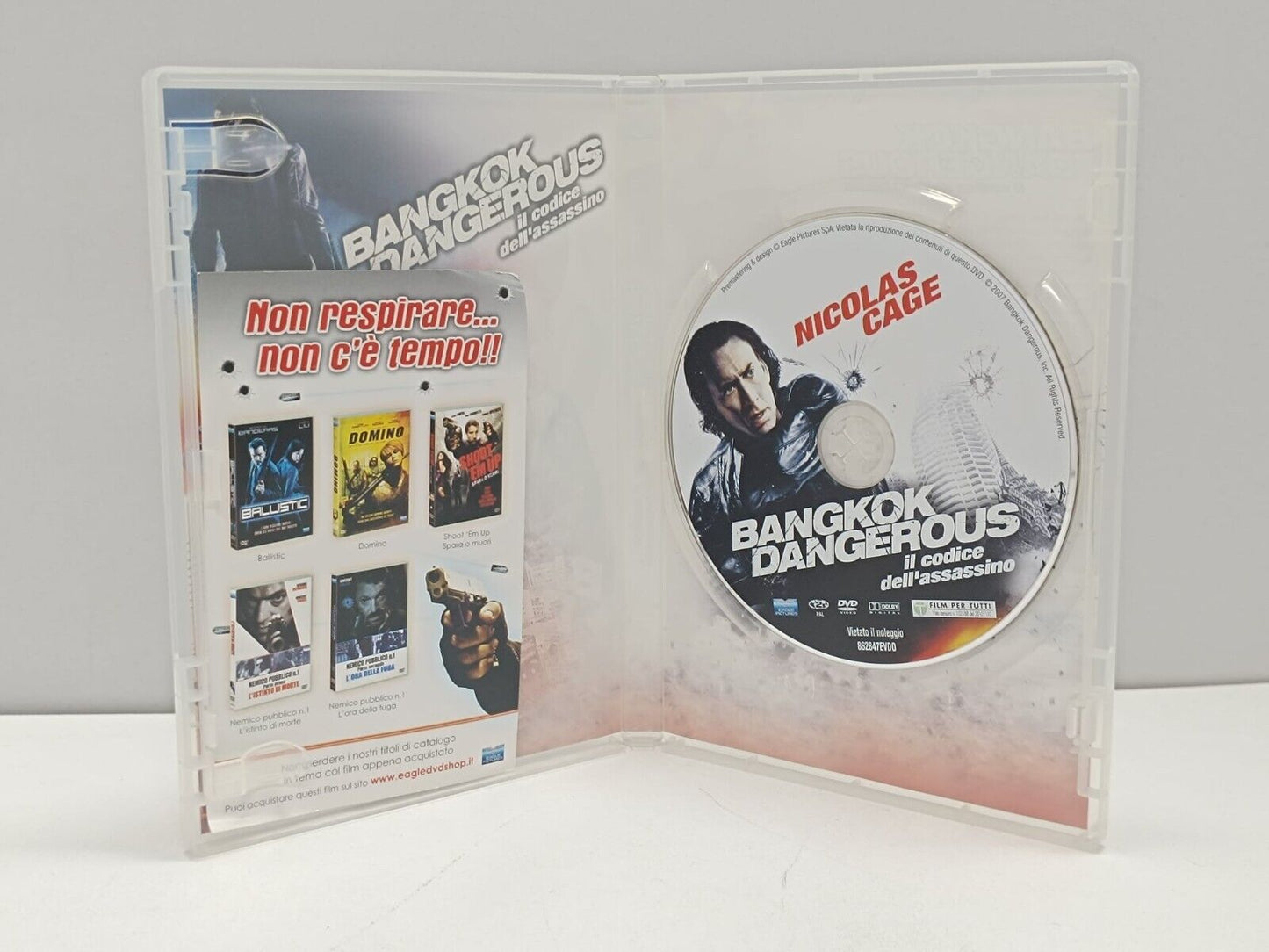 Bangkok Dangerous Il Codice Dell'Assassino Film DVD Italiano Usato Nicolas Cage