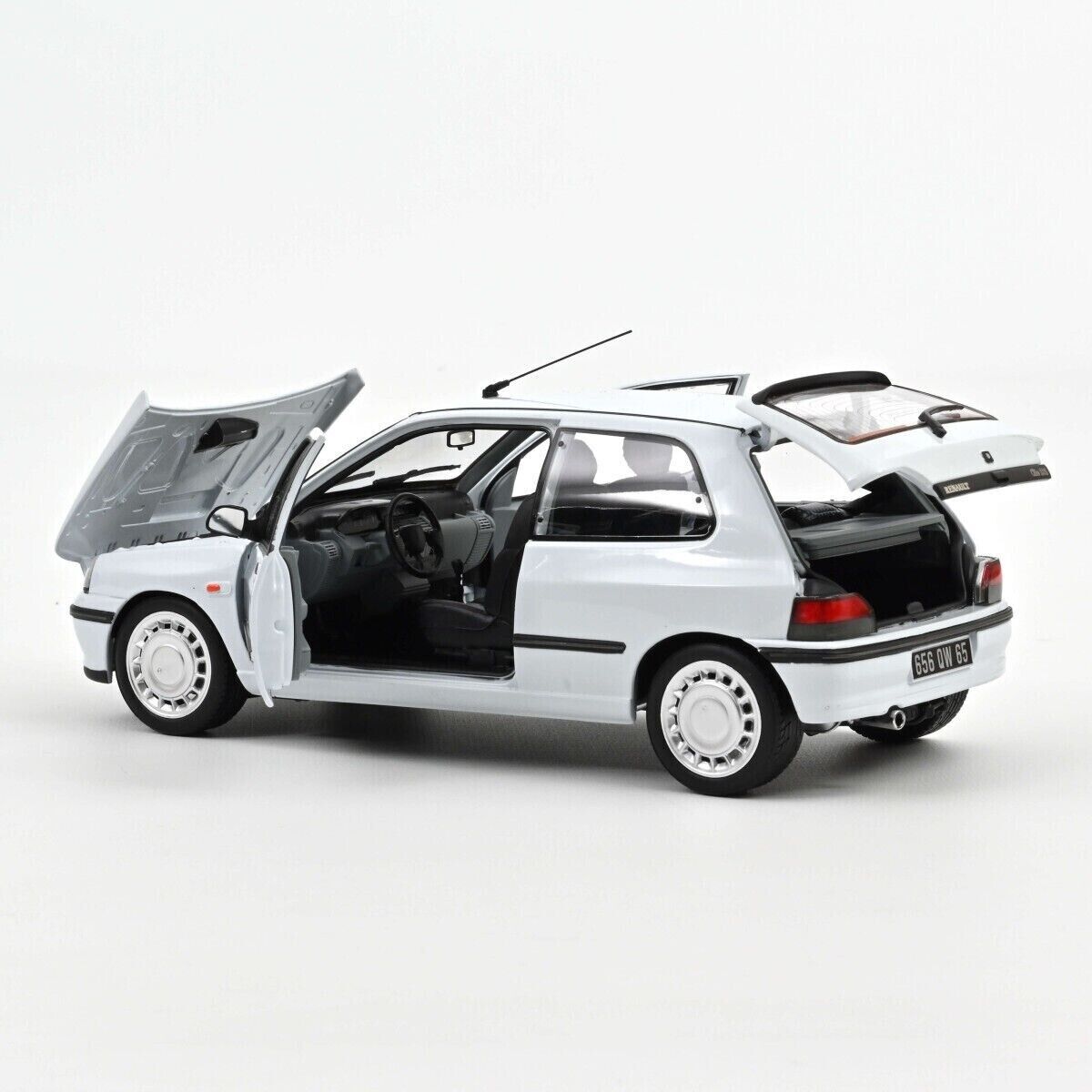 Renault Clio 16S 1991 Glacier White Norev 1:18 Bianco Nuovo 185251 GM Shop