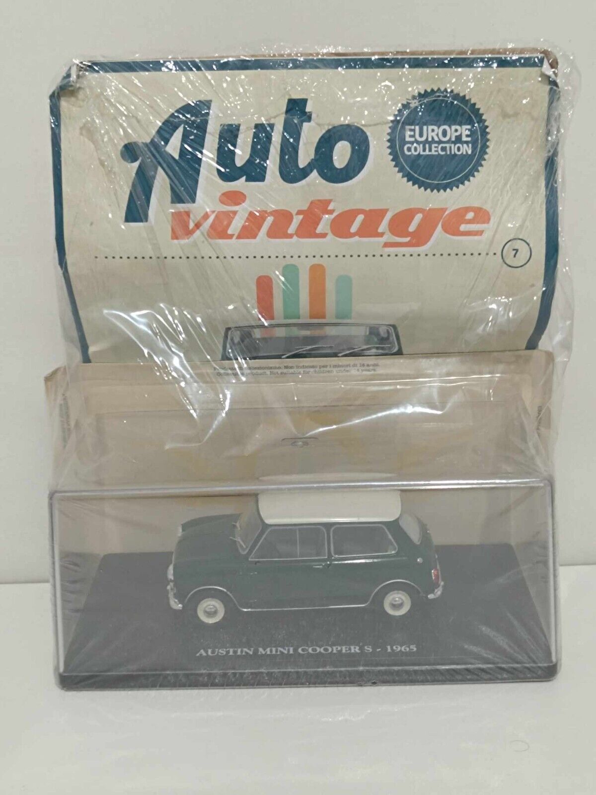 Austin Mini Cooper'S 1965 Edicola Auto Vintage 1:24 Verde GM Shop