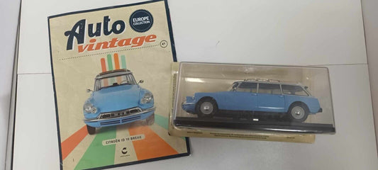 Citroen ID 19 Break 1959 Edicola Auto Vintage 1:24 Usato + Teca + Fascicolo