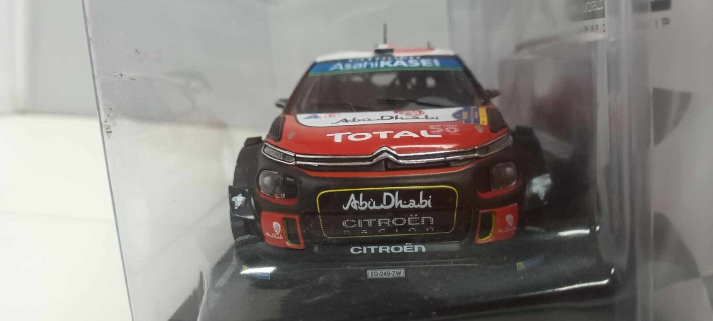 Citroen C3 WRC 2018 Loeb - Elena RallyRACC Catalunya-Costa Daurada Edicola 1:24