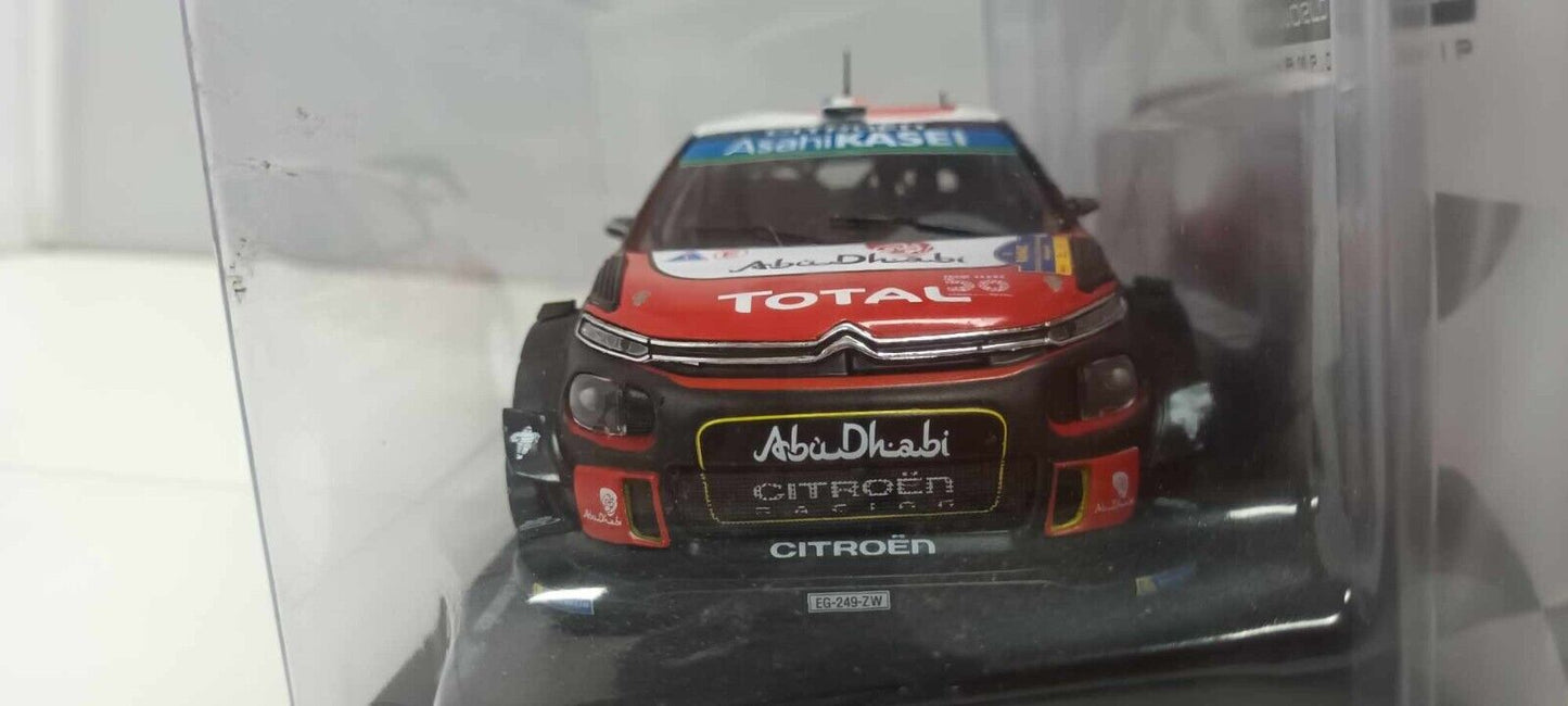 Citroen C3 WRC 2018 Loeb - Elena RallyRACC Catalunya-Costa Daurada Edicola 1:24