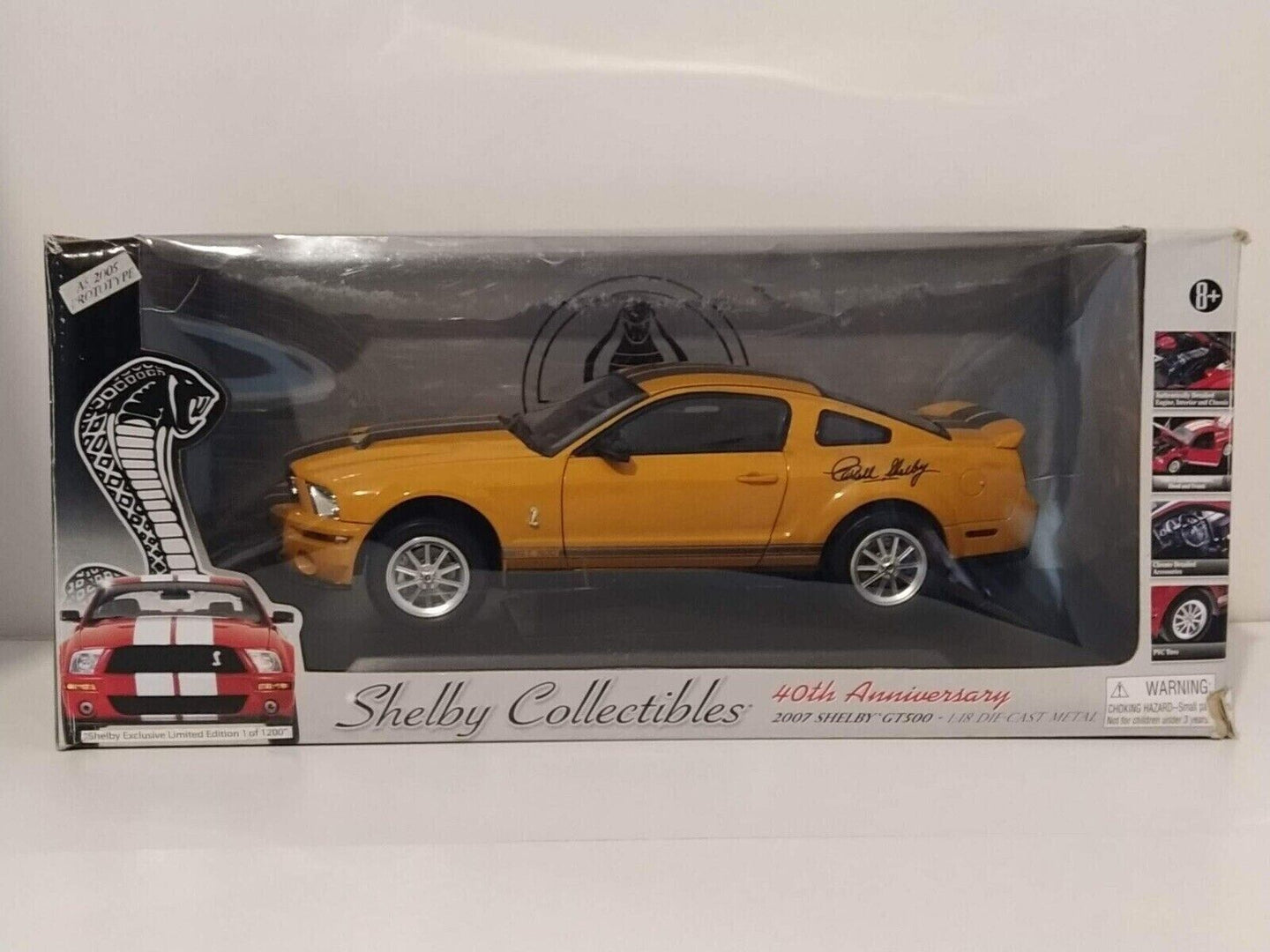 Shelby Mustang GT 500 40° Anniversario 2007 - Shelby Collectibles 1:18 - GM Shop