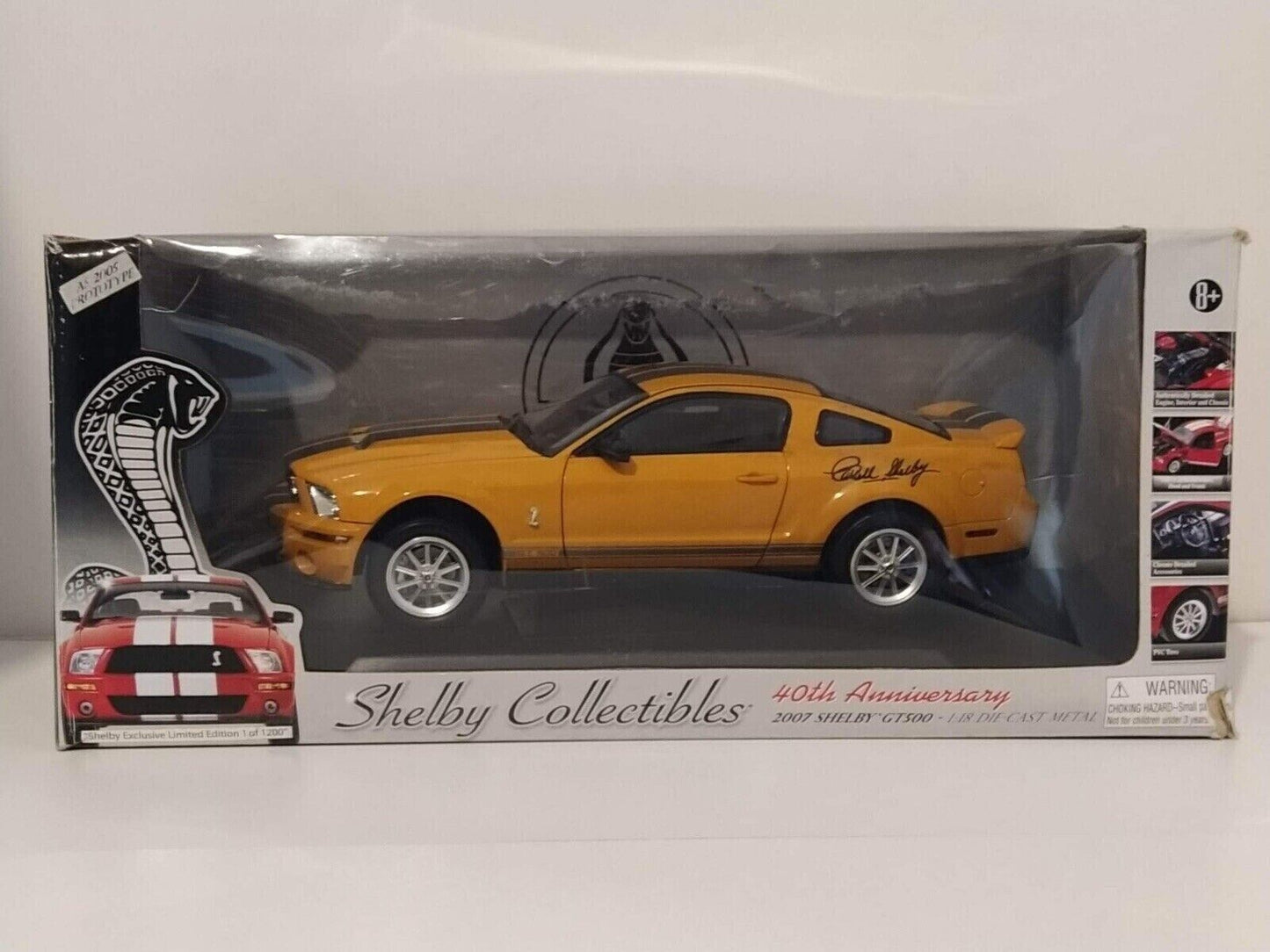 Shelby Mustang GT 500 40° Anniversario 2007 - Shelby Collectibles 1:18 - GM Shop