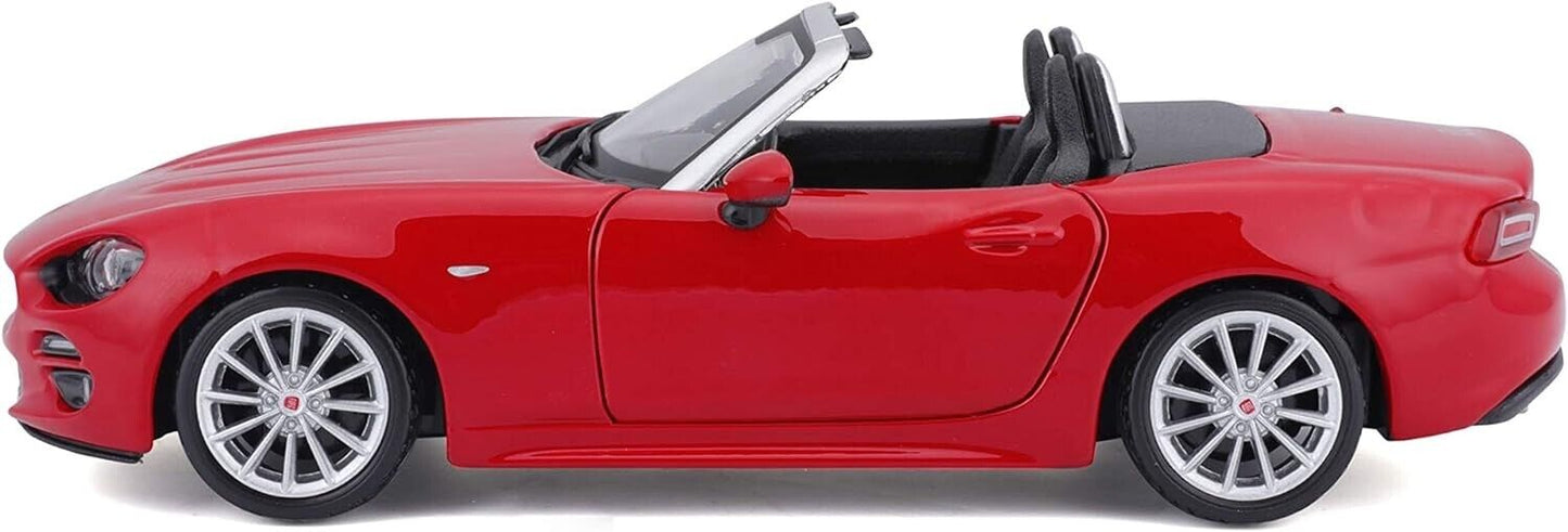 Fiat 124 Spider 2016 Burago 1:24 Rosso Red Nuovo GM Shop