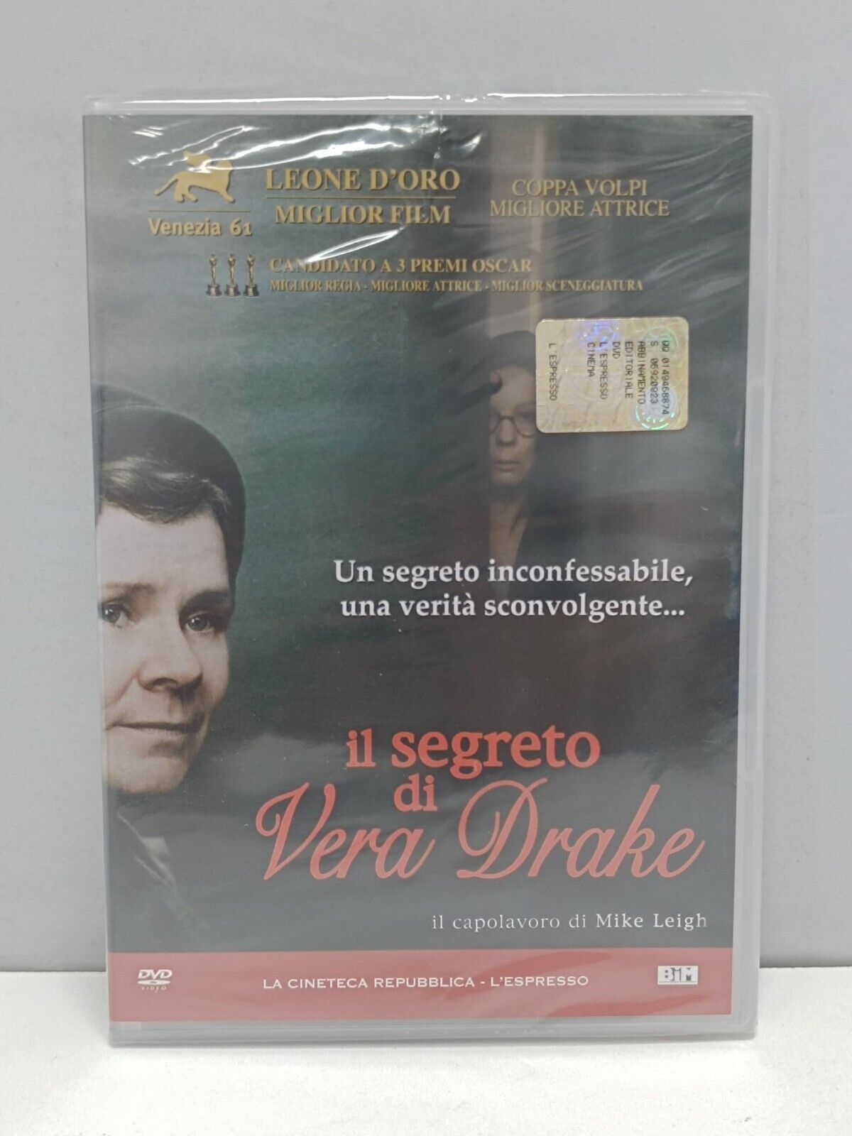 Il Segreto Di Vera Drake Film DVD Italiano Ita Nuovo La Cineteca L'Espresso