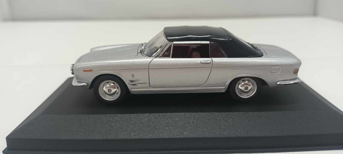 Fiat 2300 S Cabriolet Starline Models 1:43 Silver Usato + Teca + Basetta