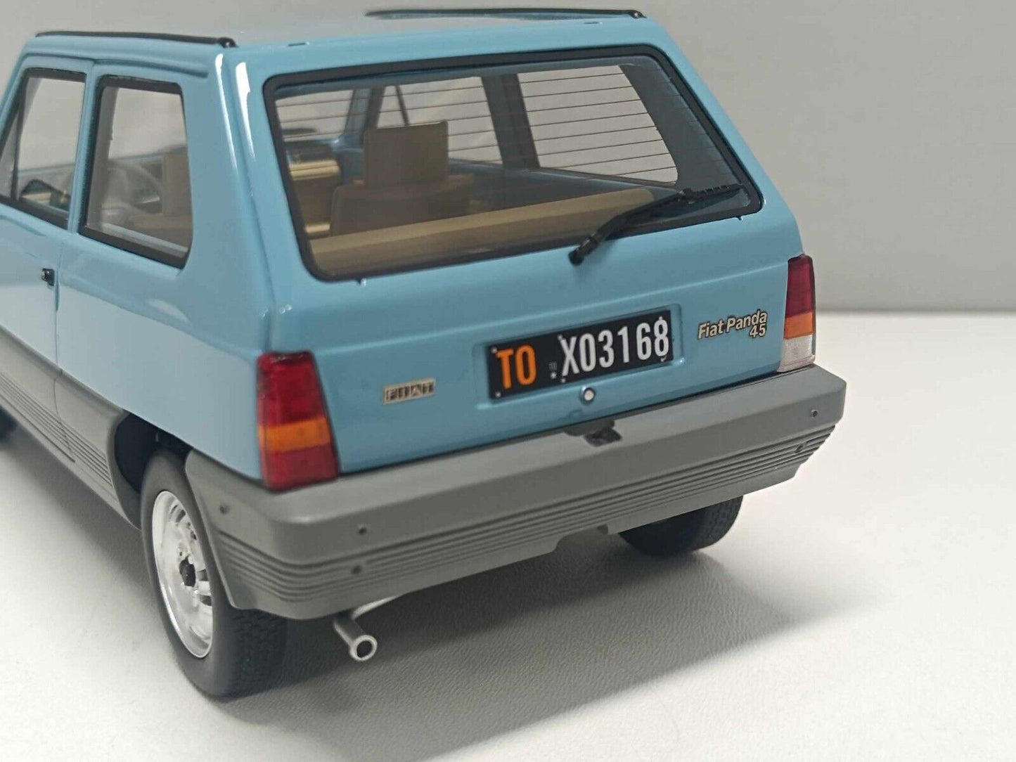 Fiat Panda 45 - 1980 Azzurro Bahia Laudoracing 1:18 Nuovo LM132A2-2