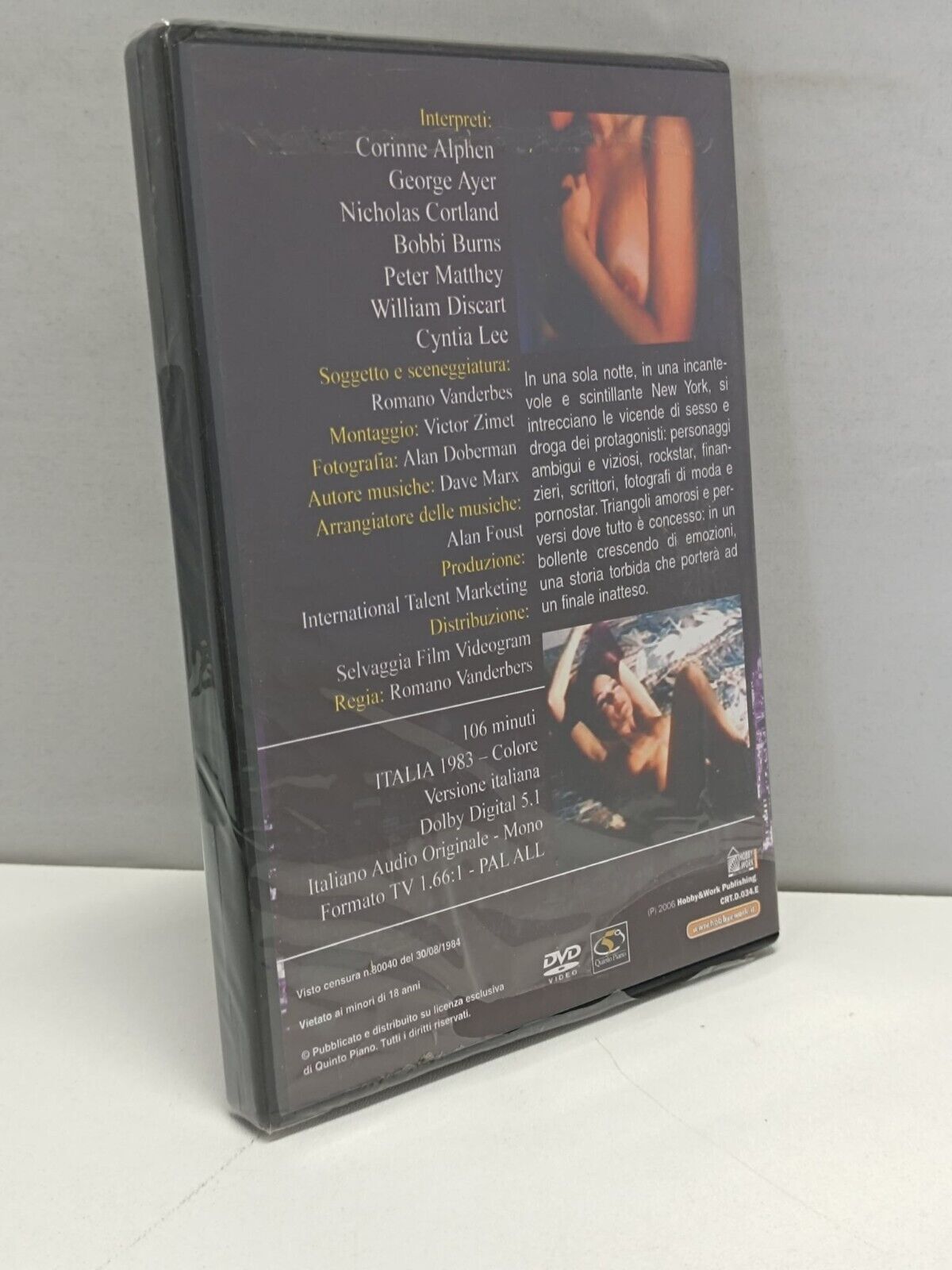 New York Nights Film DVD Italiano Ita Nuovo Fuori Catalogo Raro GM Shop 