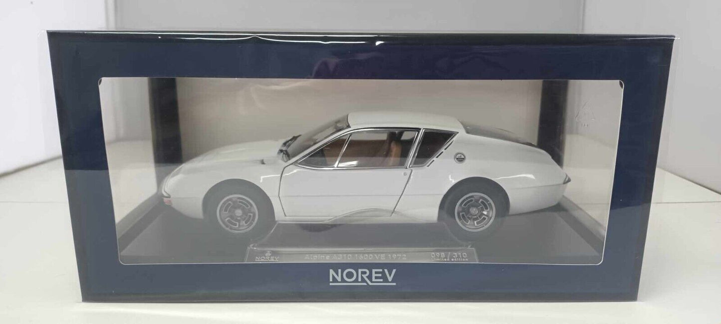 Renault Alpine A310 1600 VE 1972 NOREV 1/18 Bianco White Limited Edition