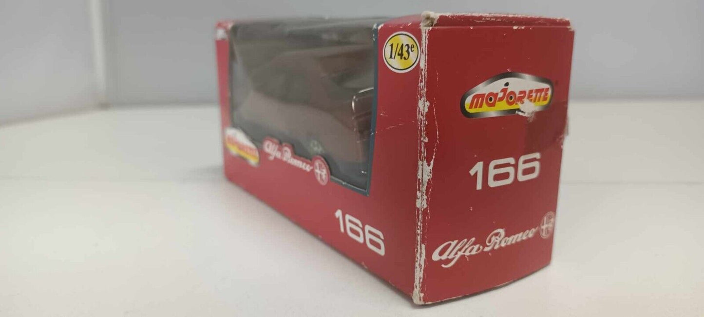 Alfa Romeo 166 Bordeaux Majorette 1:43 Usato + Box