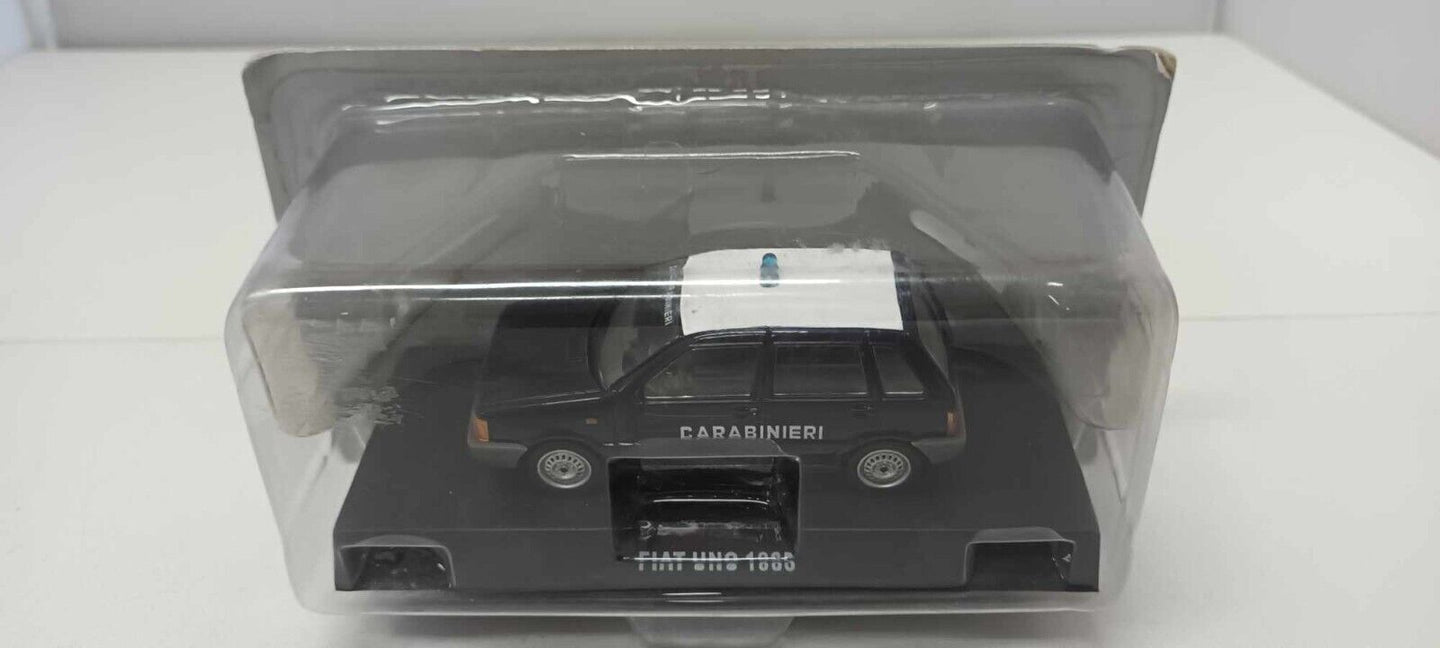 Fiat Uno 1985 Carabinieri Police Edicola 1:43 Usato +Blister